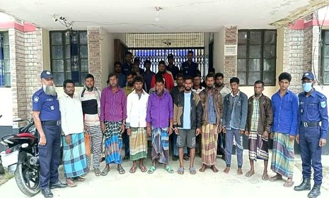 সালথায় সংঘর্ষ প্রস্তুতিকালে ২৫ জন গ্রেফতার