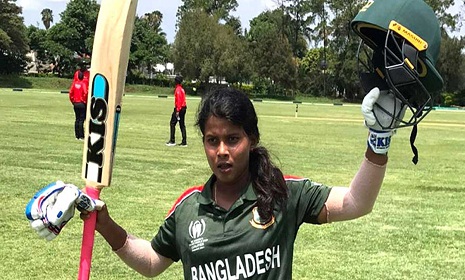 দেশের প্রথম নারী সেঞ্চুরিয়ান জাবির শারমিন