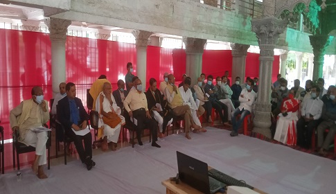 ফরিদপুরে শ্রীধাম শ্রীঅঙ্গনে বিশেষ সাধারণ সভা 