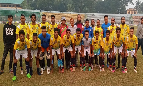বঙ্গবন্ধু প্রথম বিভাগ ফুটবল লিগে লক্ষ্মীপুর যুব সংঘের জয় লাভ