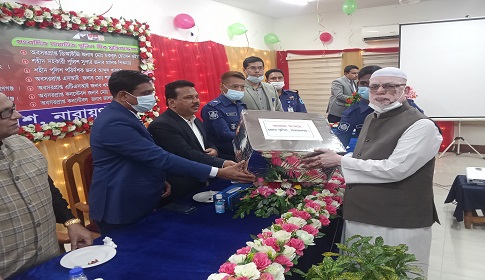 নারায়ণগঞ্জে বীরমুক্তিযোদ্ধা পুলিশ সদস্যদের সংবর্ধনা 