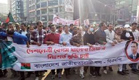 বিএনপির বিজয় শোভাযাত্রা