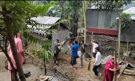 উল্লাপাড়ায় সম্পত্তি বেদখল, মারপিট ও লুটপাটের অভিযোগে মামলা