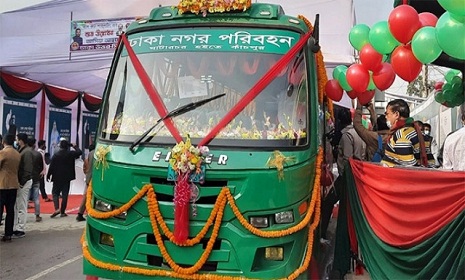 যাত্রীদের ভোগান্তি নিরসনে ঢাকা নগর পরিবহনের যাত্রা শুরু