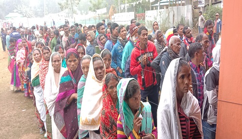 কমলগঞ্জ ও শ্রীমঙ্গলের ১৮ ইউপিতে শান্তিপূর্ণ ভোটগ্রহণ