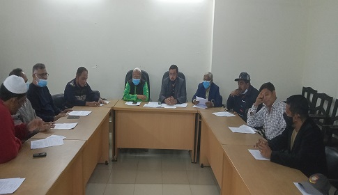 ফরিদপুর শেখ জামাল স্টেডিয়ামে ক্রিকেট কমিটির সভা 