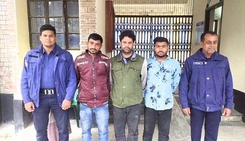 সালথায় চোর চক্রের ৩ সদস্য আটক 