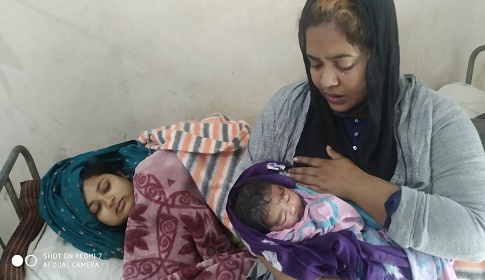 সিজার করলেন আয়া-নার্স, নবজাতকের কপালে ৯ সেলাই