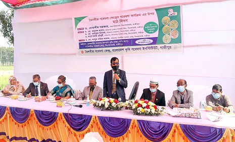 বারি’তে তৈলবীজ গবেষণা কার্যক্রমের উপর মাঠ দিবস