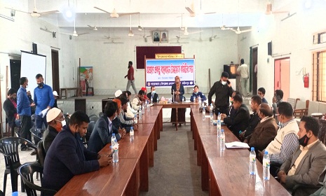 সালথায় আশ্রয়ণ প্রকল্প বাস্তবায়ন টাস্কফোর্স কমিটির সভা