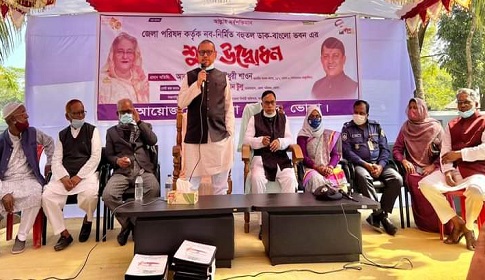 তজুমদ্দিনে গৃহহীনদের মাঝে পাকা ঘরের চাবি তুলে দিলেন এমপি শাওন 