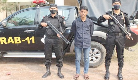 নারায়ণগঞ্জে স্ত্রীর কব্জি কেটে নেওয়ায় স্বামী গ্রেফতার
