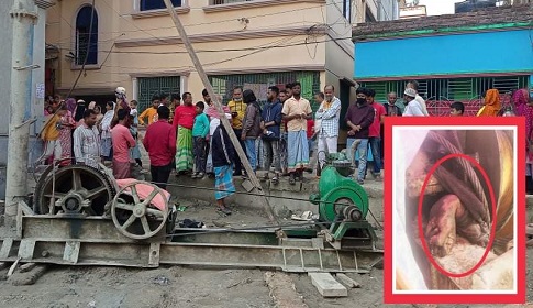 রূপালীতে পাঁচতলা বিল্ডিংয়ের পাইলিং করতে গিয়ে শ্রমিকের মৃত্যু