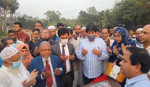 সোনারগাঁয়ে ২টি ব্রীজ, স্কুল ও রাস্তার নির্মাণ কাজ উদ্বোধন করলেন এমপি খোকা