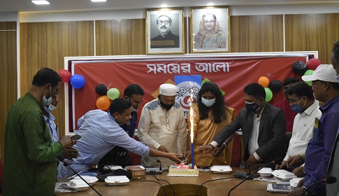 ঈশ্বরগঞ্জে সময়ের আলোর প্রতিষ্ঠাবার্ষিকীতে আলোচনা সভা 