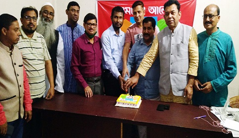মধুখালীতে দৈনিক সময়ের আলোর ৩য় বর্ষপূর্তী উদযাপন
