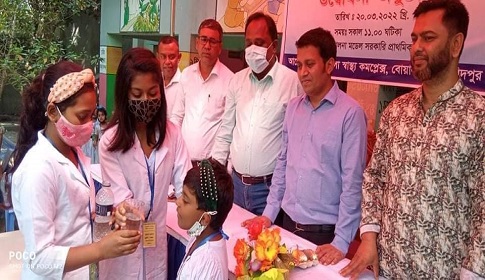 বোয়ালমারীতে জাতীয় কৃমি নিয়ন্ত্রণ সপ্তাহের উদ্বোধন 