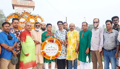 স্বাধীনতা ও জাতীয় দিবসে ঈশ্বরদী প্রেসক্লাবের শ্রদ্ধার্ঘ