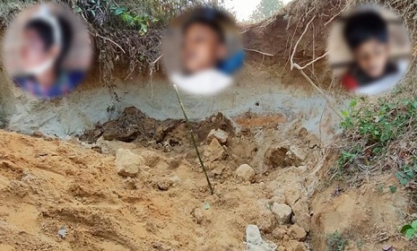 মৌলভীবাজারে মাটিচাপায় ৩ শিশুর মৃত্যু