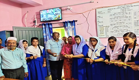 বগুড়ায় কাটনার সেন্ট্রাল বালিকা উচ্চ বিদ্যালয়ে সিসি ক্যামেরা উদ্বোধন 