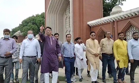 দিনাজপুরে এশিয়ার সর্ববৃহৎ ঈদুল ফিতরের জামাতের প্রস্তুতি