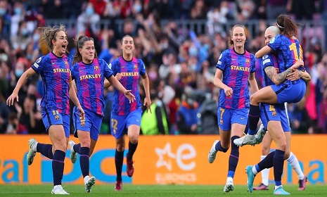 নারী ফুটবলে বার্সেলোনার বিশ্বরেকর্ড