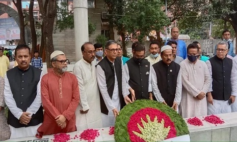 শেখ জামালের জন্মদিনে আ’লীগের শ্রদ্ধা