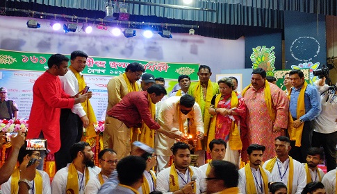 শাহজাদপুর রবীন্দ্র কাচারিবাড়িতে তিন দিনব্যাপি জন্মবার্ষিকী উৎসব শুরু