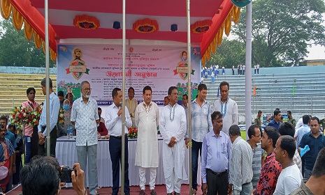 ফরিদপুরে বঙ্গবন্ধু ও বঙ্গমাতা অনূর্ধ্ব ১৭ জাতীয় গোল্ডকাপ ফুটবল টুর্নামেন্ট শুরু