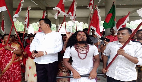 বোয়ালমারীতে বাবা লোকনাথ ব্রহ্মচারীর ১৩২তম তিরোধান দিবস পালন