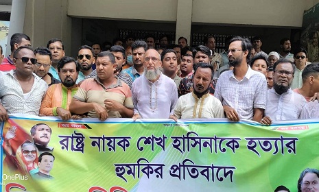 নগরকান্দায় আ'লীগের বিক্ষোভ মিছিল ও সমাবেশ অনুষ্ঠিত