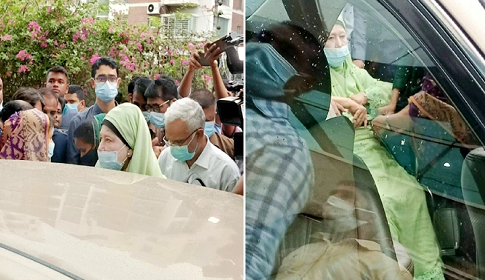 ১৩ দিন পর বাসায় ফিরলেন খালেদা জিয়া