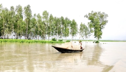 টাঙ্গাইলের নদ-নদীর পানি এখনো বিপদসীমার ওপরে