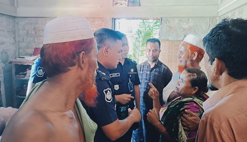 কমলগঞ্জে হত্যাকাণ্ডের ঘটনায় পুলিশ সুপারের ঘটনাস্থল পরিদর্শন, আটক ৫