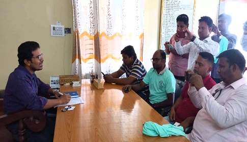জাতীয় মৎস্য সপ্তাহ উপলক্ষে সালথায় সাংবাদিকদের সাথে মতবিনিময়