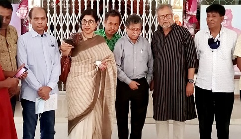 ক্ষতিগ্রস্থ বাড়ি-দোকান-মন্দির পরিদর্শনে সুশীল সমাজের নেতৃবৃন্দ
