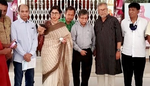 ক্ষতিগ্রস্থ বাড়ি-দোকান-মন্দির পরিদর্শনে সুশীল সমাজের নেতৃবৃন্দ