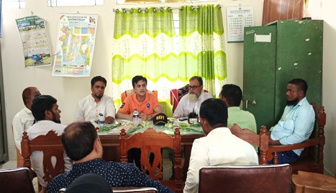 সালথার জয়ঝাপ উচ্চ বিদ্যালয়ের সভাপতি-যুগ্ম সচিবের সাথে ম্যানেজিং কমিটির মতবিনিময়