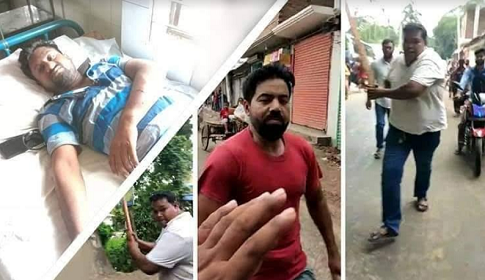 আলফাডাঙ্গায় সাংবাদিক পিটিয়ে জখম করলো পৌর মেয়রের ভাই
