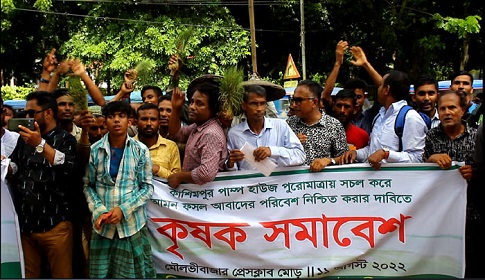 মৌলভীবাজারে ১ হাজার হেক্টর জমিতে আমন চাষের দাবি কৃষকদের