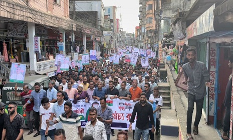 মৌলভীবাজারে বিএনপি’র প্রতিষ্ঠা বার্ষিকীর র‌্যালীতে নেতাকর্মীদের ঢল
