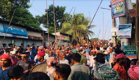 ভাঙ্গায় দফায় দফায় সংঘর্ষ, ৩০ দোকান ভাঙচুর