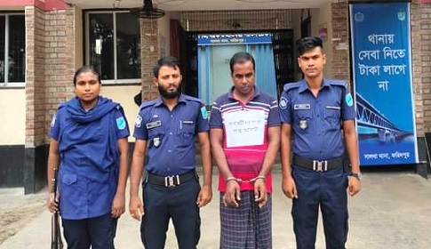 সালথায় যাবজ্জীবন সাজাপ্রাপ্ত পলাতক আসামী গ্রেফতার