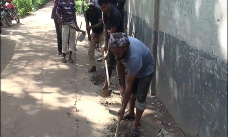 আশুলিয়ায় তিতাসের অবৈধ গ্যাস সংযোগ উচ্ছেদ অভিযান