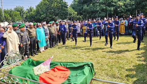 মুজিবনগর সরকারের গার্ড অব অনার প্রদানকারী হামিদুল হক আর নেই