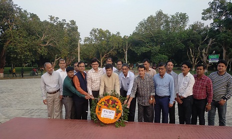 জাতীয় বিশ্ববিদ্যালয়ের ভাইস চ্যান্সেলর এর মুজিবনগর পরিদর্শন