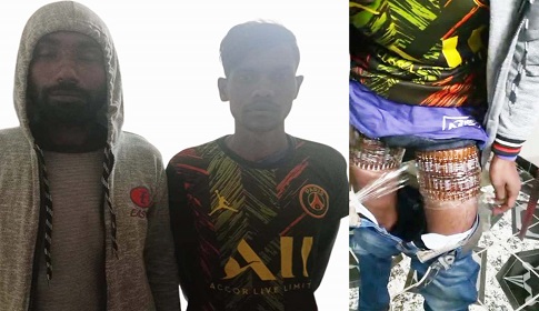 সান্তাহারে অ্যাম্পুলসহ দুই মাদক ব্যবসায়ী গ্রেপ্তার