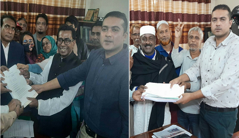 বনপাড়া পৌরসভায় মেয়র পদে ২ ও দুই ইউনিয়নে চেয়ারম্যান পদে ১২ জনের মনোনয়নপত্র দাখিল