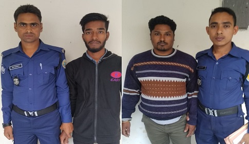 আগৈলঝাড়ায় দুই অপহরণকারী গ্রেফতার, দুই ছাত্রী উদ্ধার