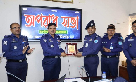 ফরিদপুরের শ্রেষ্ঠ ওসি শেখ সাদিক